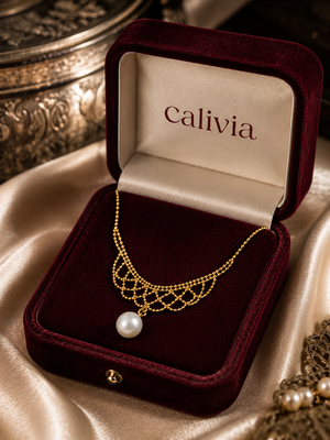Romantic Lace Pearl Necklace