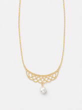 Load image into Gallery viewer, Romantic Lace Pearl Necklace