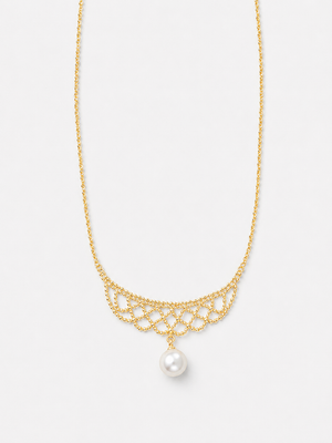Romantic Lace Pearl Necklace