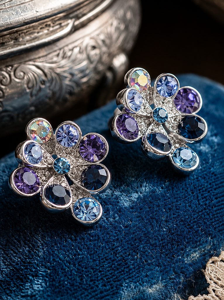 Eternal Bloom Crystal Earrings
