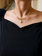 Load image into Gallery viewer, Romantic Lace Pearl Necklace