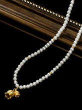Load image into Gallery viewer, Lily Bell Pearl Necklace