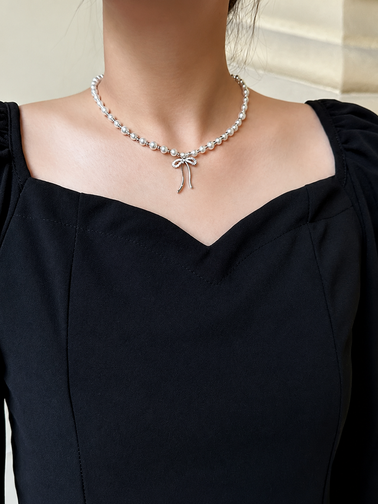Butterfly Grace Pearl Necklace
