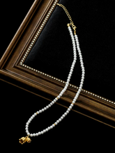Load image into Gallery viewer, Lily Bell Pearl Necklace